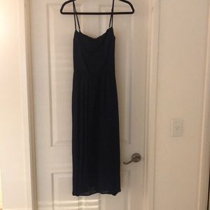 Reformation - Navy Rosehip Dress - Size 8